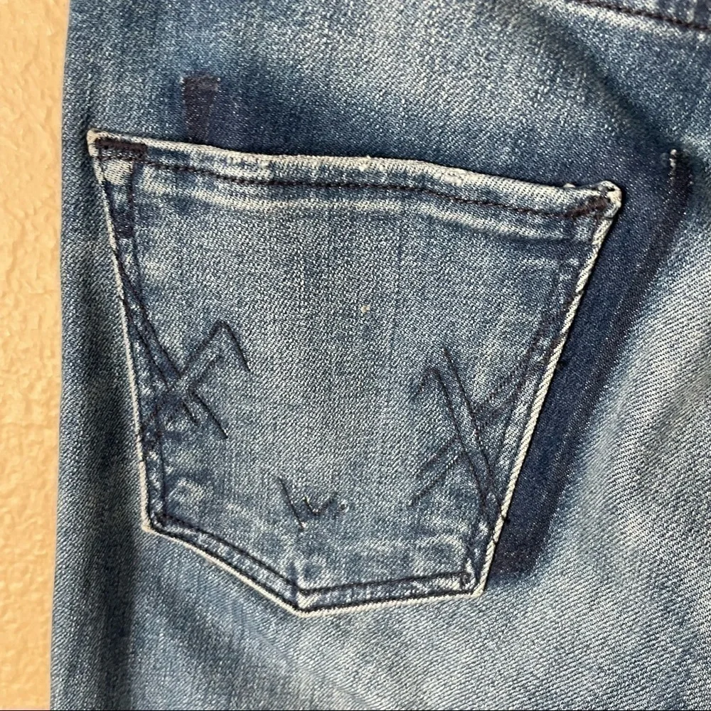 McGuire Denim Raw Hem Blue Jeans
